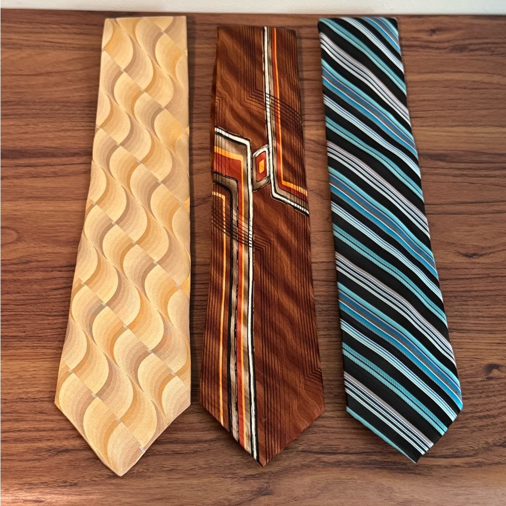 Set of 3 Ties Assorted Brands